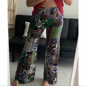 Women's Bell Bottom Pants High Waist Stretch